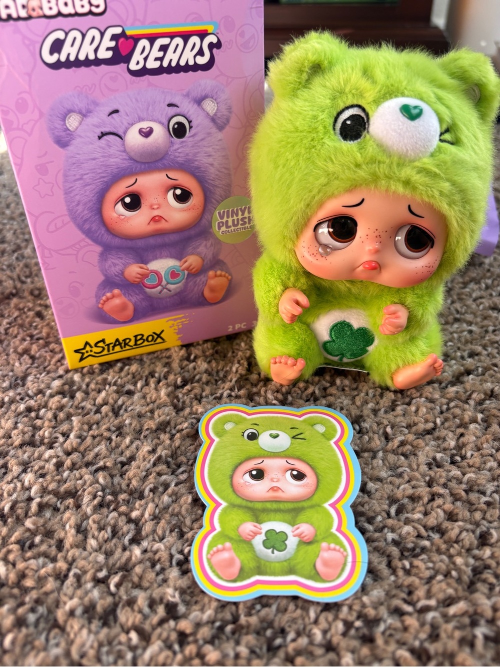 Sad baby Care Bears Blind Box - Lucky Bear